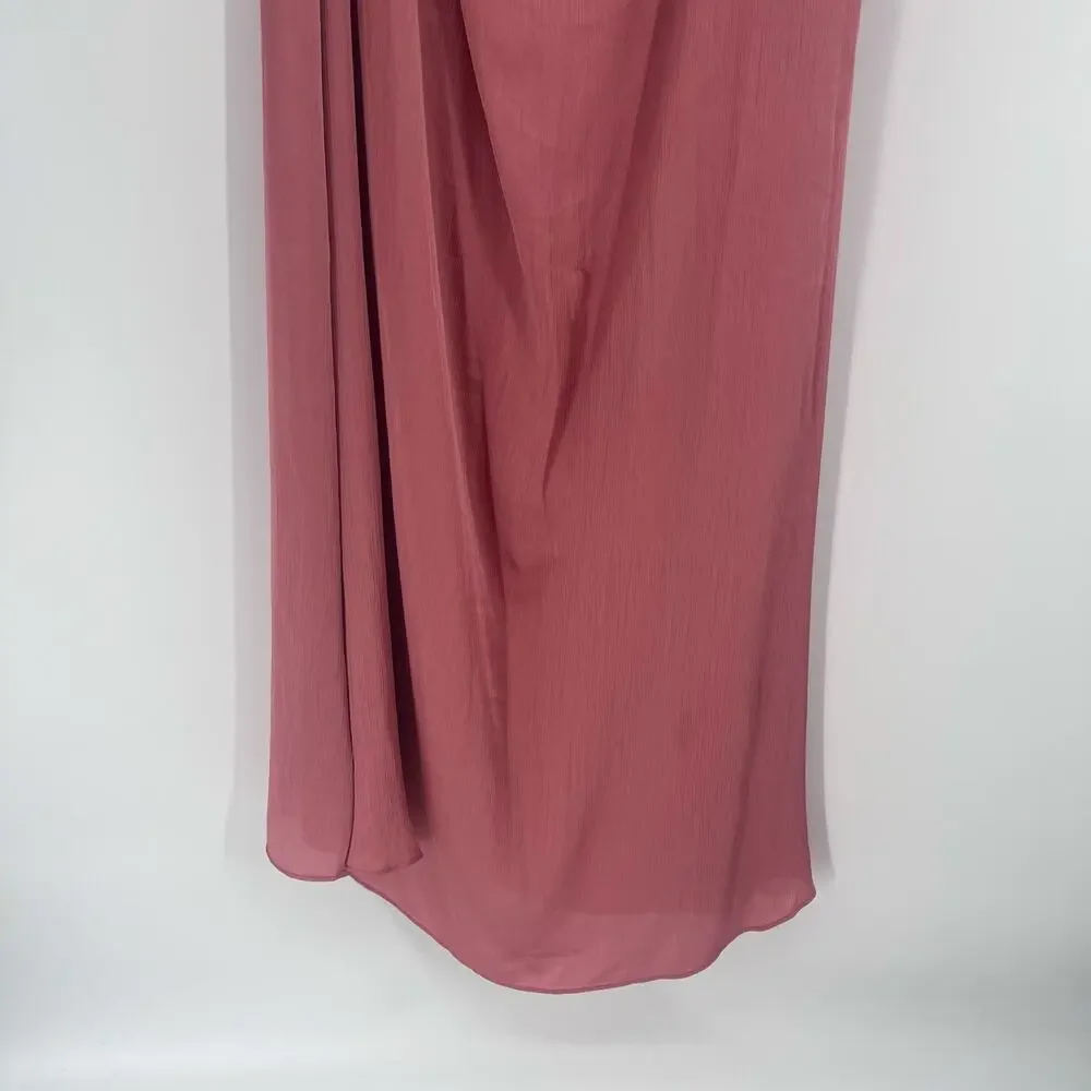 Sachin & Babi Chelsea One Shoulder Bow Gown Size 22W - Picture 6 of 11